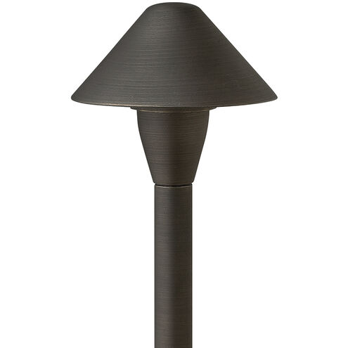 Hardy Island 12v 1.5 watt Brass Satin Black Landscape Path Light