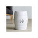 Zella 18 inch White Stool