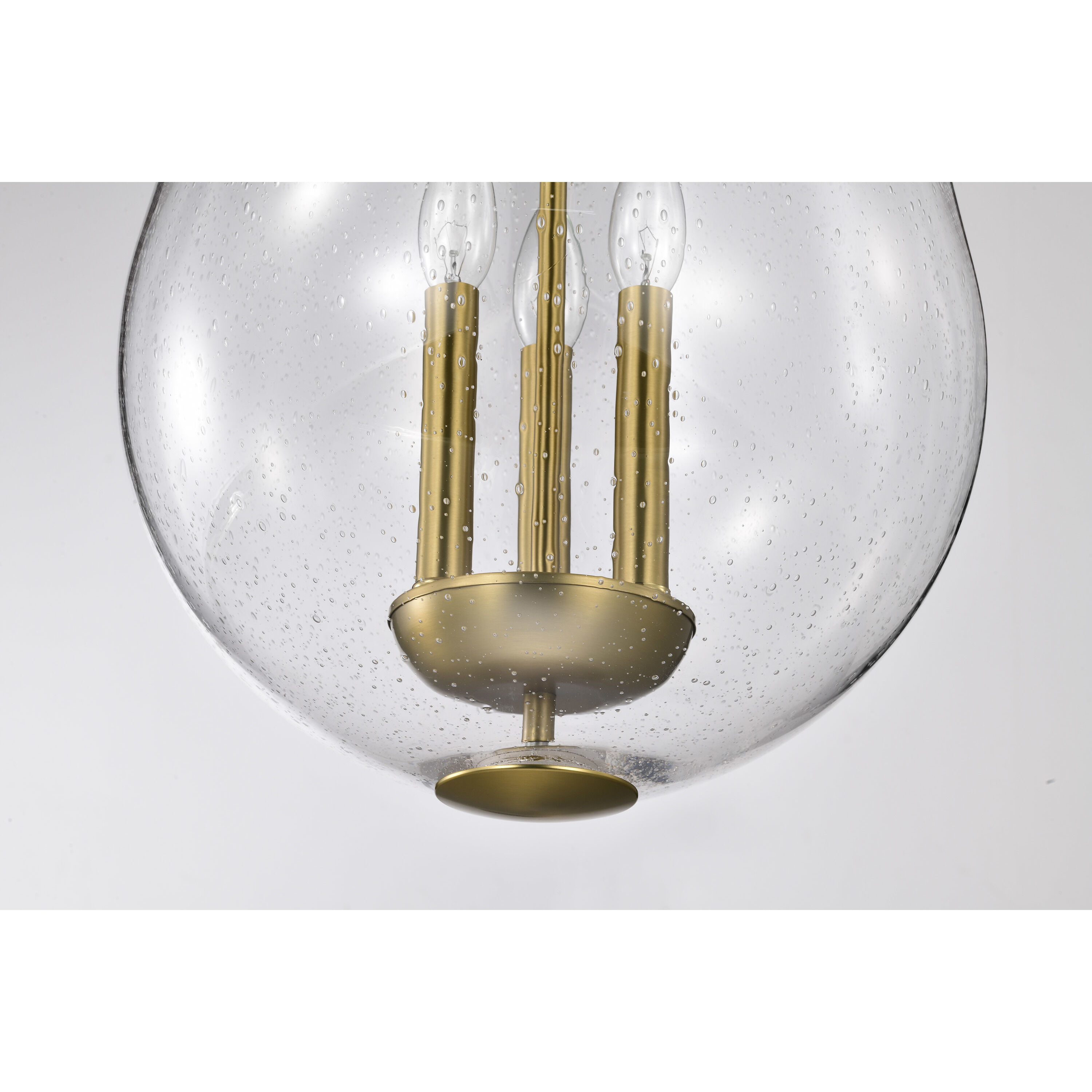 Boliver 3 Light 14.13 inch Vintage Brass Pendant Ceiling Light