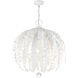 Acanthus 5 Light 26 inch Antique White Chandelier Ceiling Light