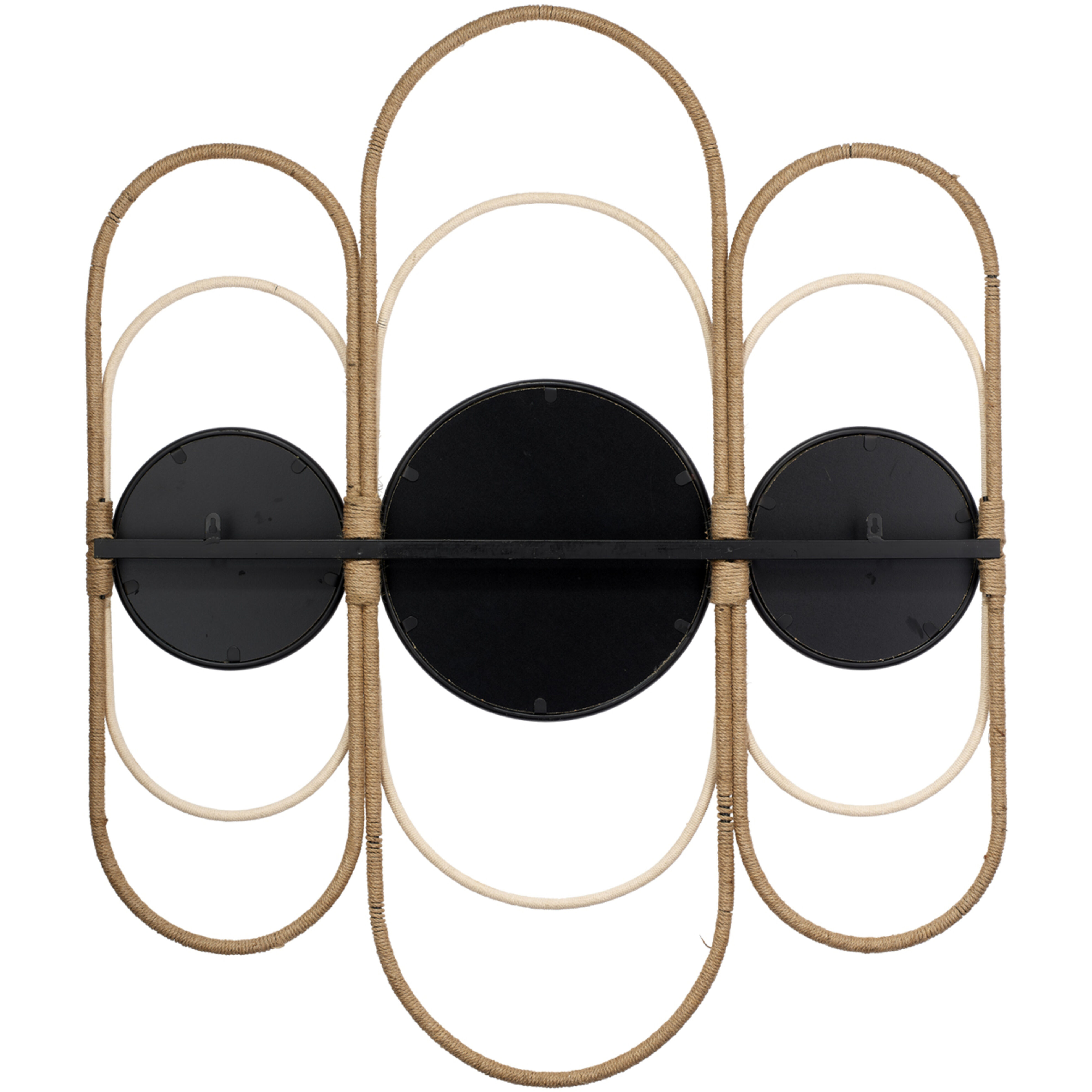 Milo 36.25 X 26 inch Natural Decorative Mirror