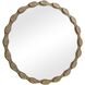 Marietta 36 X 36 inch Aged Brass Mirror