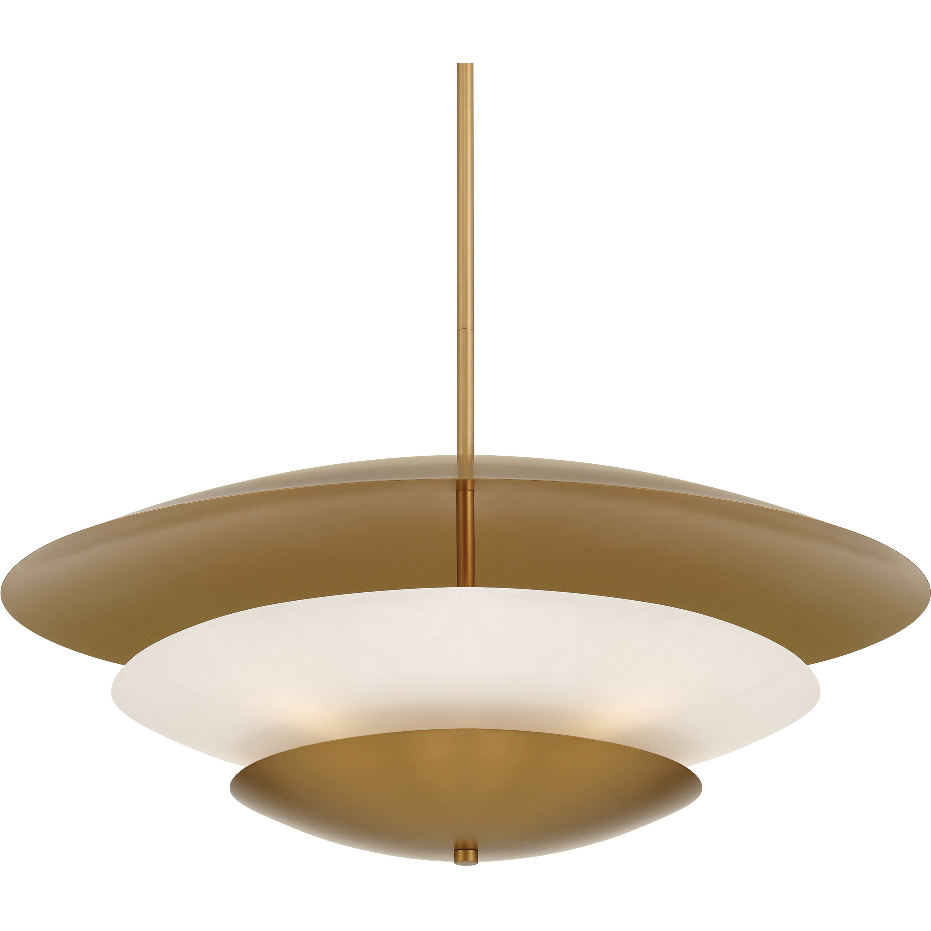 Solara 5 Light 31.5 inch Legacy Brass Pendant Ceiling Light