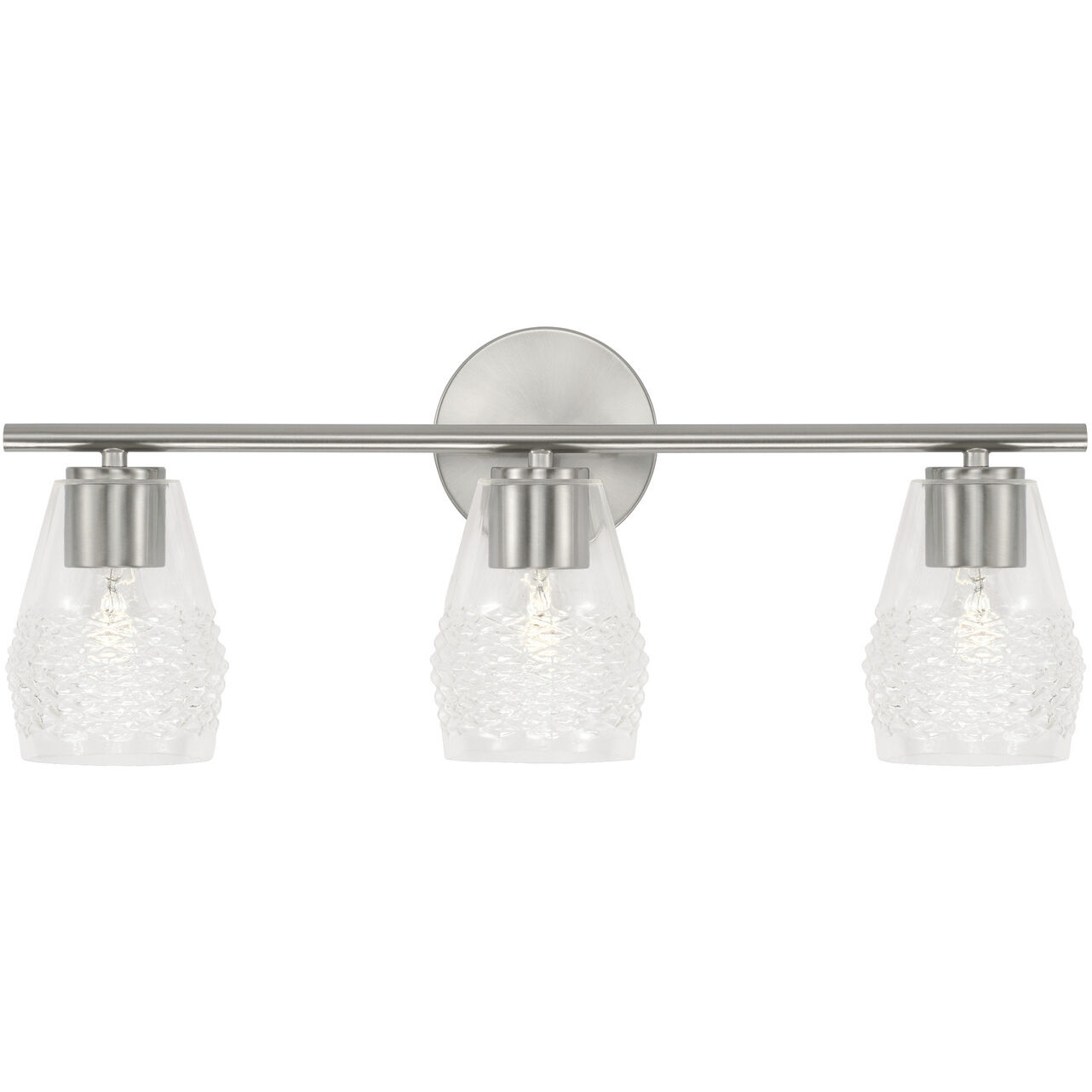 Dena 3 Light 23 inch Brushed Nickel Vanity Light Wall Light