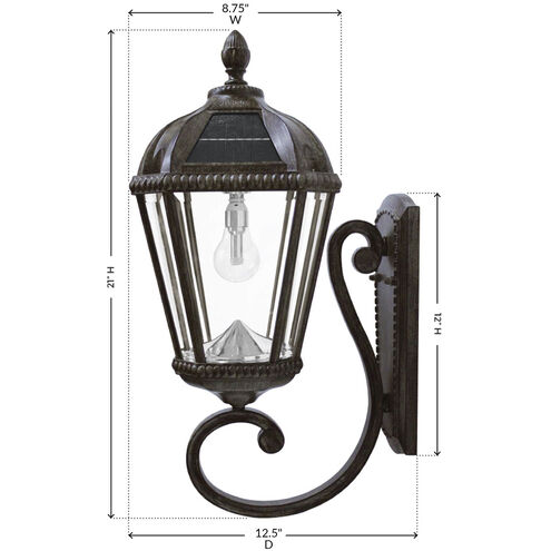 Royal LED 21 inch Weathered Bronze Outdoor Wall Sconce