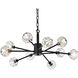 Graham 10 Light 30 inch Black Pendant Ceiling Light