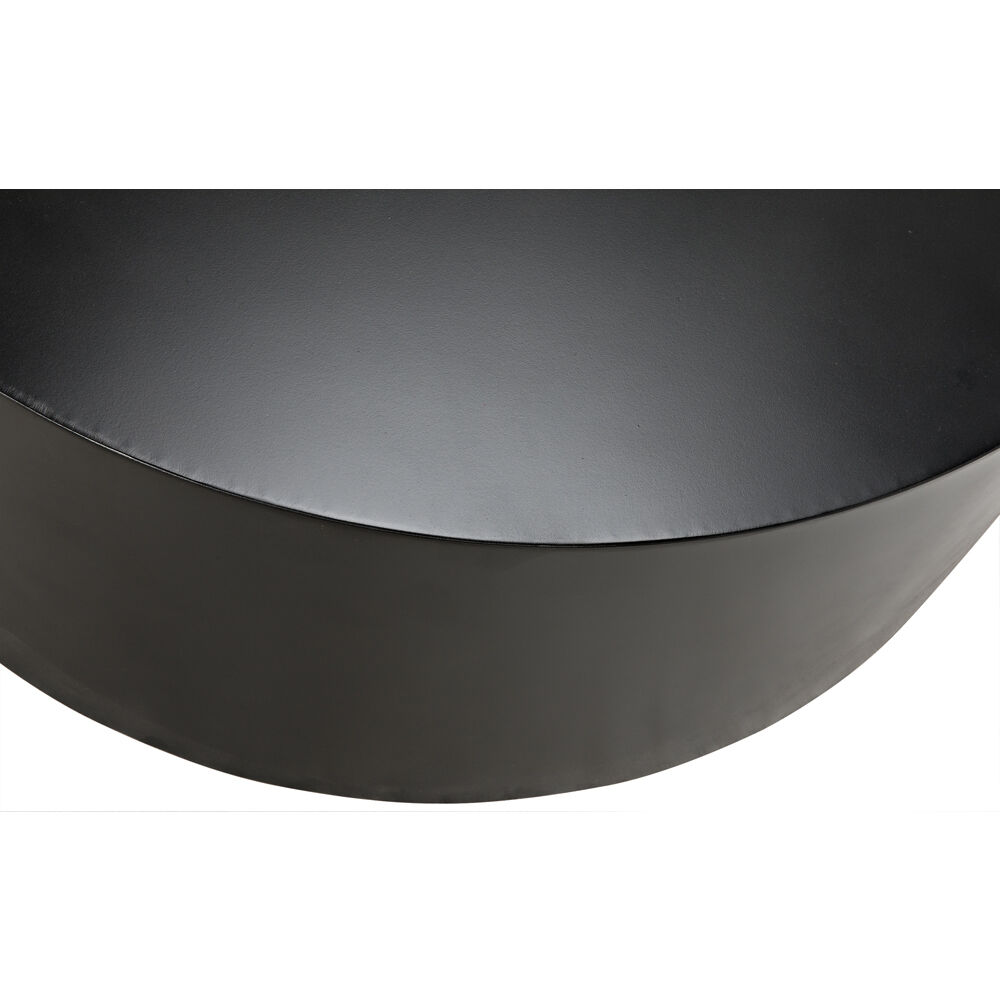 Ella 57.5 X 40 inch Matte Black Coffee Table