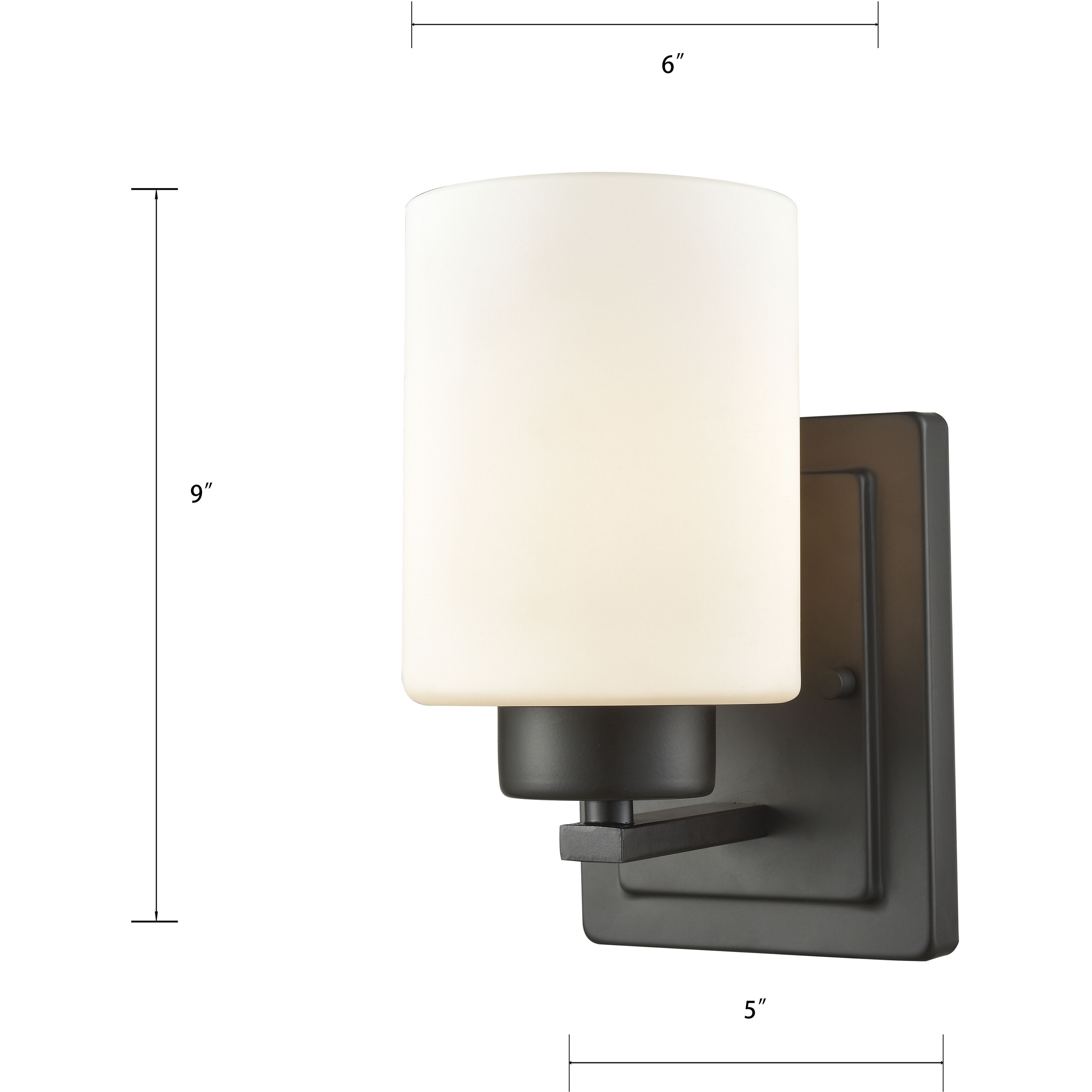 Summit Place 1 Light 6 inch Oil Rubbed Bronze Vanity Light Wall Light