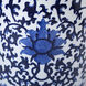 Garden 15.9 inch Blue and White Stool