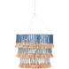 St. Barts 7 Light 33 inch Sugar White Chandelier Ceiling Light, Jamie Beckwith Collection