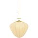 Hoshi 1 Light 28.25 inch Vintage Brass Pendant Ceiling Light