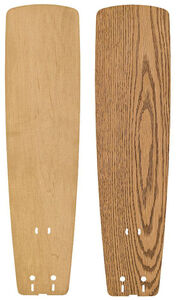 Signature Medium Oak and Maple 22 inch Set of 5 Fan Blade in Medium Oak/Maple