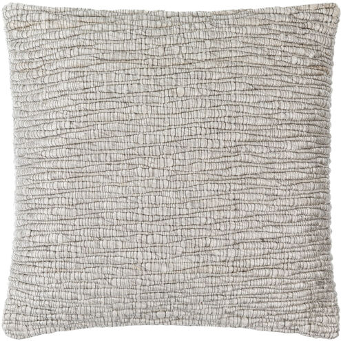 Elowyn 22 X 22 inch Medium Gray/Black Accent Pillow