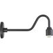 RLM 1 Light 9 inch Coal Outdoor Wall Mount, Great Outdoors