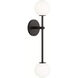 Richard June Sorelle 2 Light 4.5 inch Aged Iron Wall Sconce Wall Light
