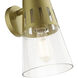 Covington 1 Light 11 inch Soft Gold Outdoor Wall Lantern, Medium