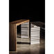 Nelson 60 X 14 inch Ebony Walnut and White Console in Ebony with White