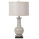 Darby 28 inch 150 watt Gray Washed Wood and Black Table Lamp Portable Light