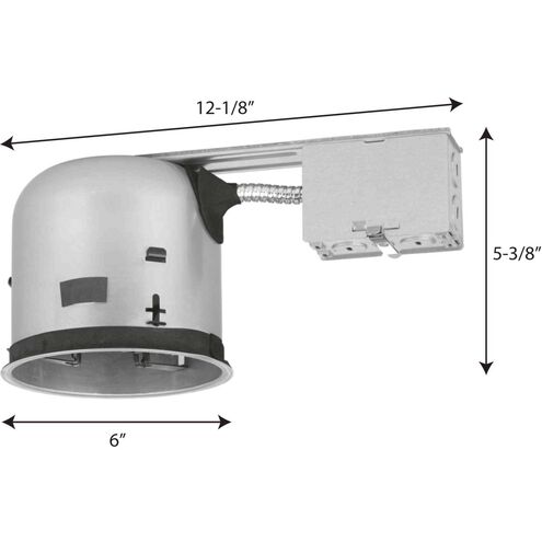 Recessed Lighting Unfinished Recessed Remodel Housing, 5in Shallow, Air-Tight, IC and Non IC