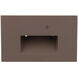 WAC 120V Step Light LED 1.5 inch Bronze ADA Step and Wall Light in 3000K Warm White LED, WAC Lighting
