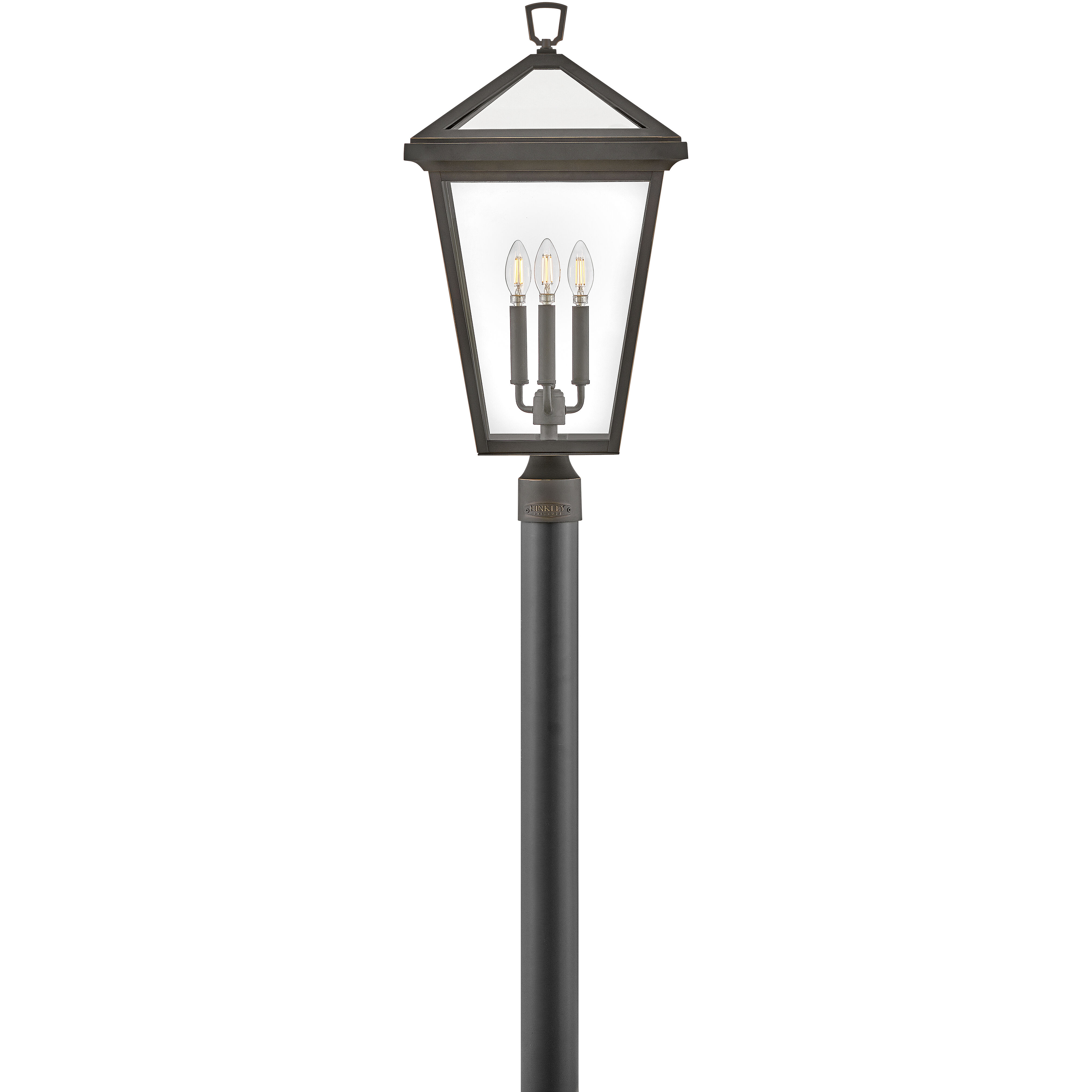 Estate Series Alford Place LED 26 inch Oil Rubbed Bronze Outdoor Post Mount Lantern
