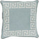 Key 22 X 22 inch Sage and Light Gray Throw Pillow