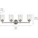Winslow 4 Light 30 inch Brushed Nickel Wall Mt Bath 4 Arm Wall Light 