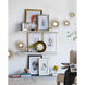 Bird Mirror Frame Print Multi Color Wall Art, Set of 2