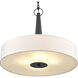 Leo 4 Light 22 inch Matte Black Pendant Ceiling Light