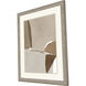 Geometrics Collection Beige Framed Art