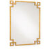 Lisa Kahn 48 X 36 inch Antique Gold Leaf/Antique Wall Mirror