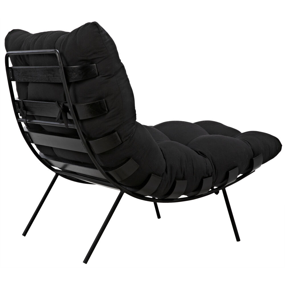 Hanzo Charcoal Black Occasional Chair