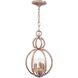 Garland 3 Light 9.5 inch Distressed Twilight Mini Chandelier Ceiling Light