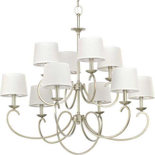 Brenda 10 Light 38 inch Silver Ridge Chandelier Ceiling Light, Design Series