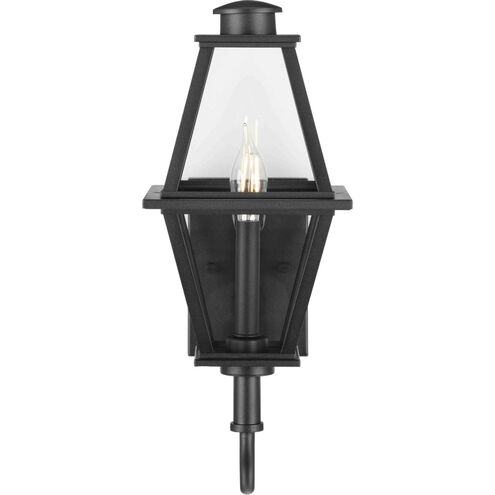 Bradshaw 1 Light 18.12 inch Textured Black Outdoor Wall Lantern, Design Series