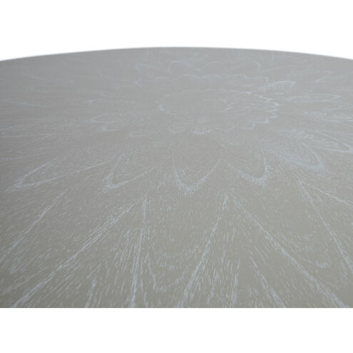 Clifton 45.5 X 45.5 inch White Cerused Oak / Stained Gold Coffee Table