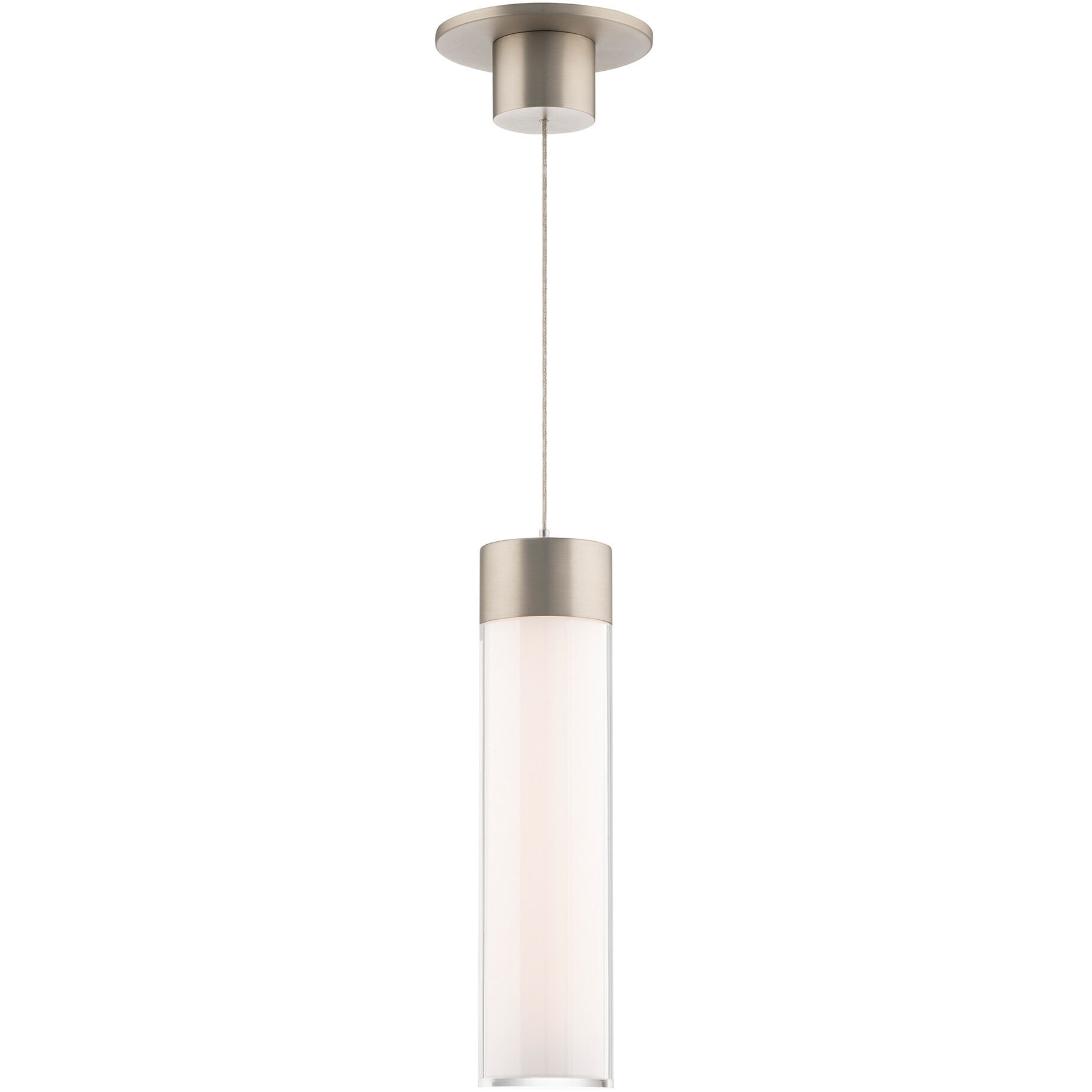 Twist-N-Lite LED 3 inch Brushed Nickel Mini-Pendant Ceiling Light, WAC Limited