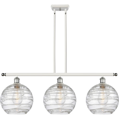 Ballston Deco Swirl 3 Light 36.50 inch Island Light