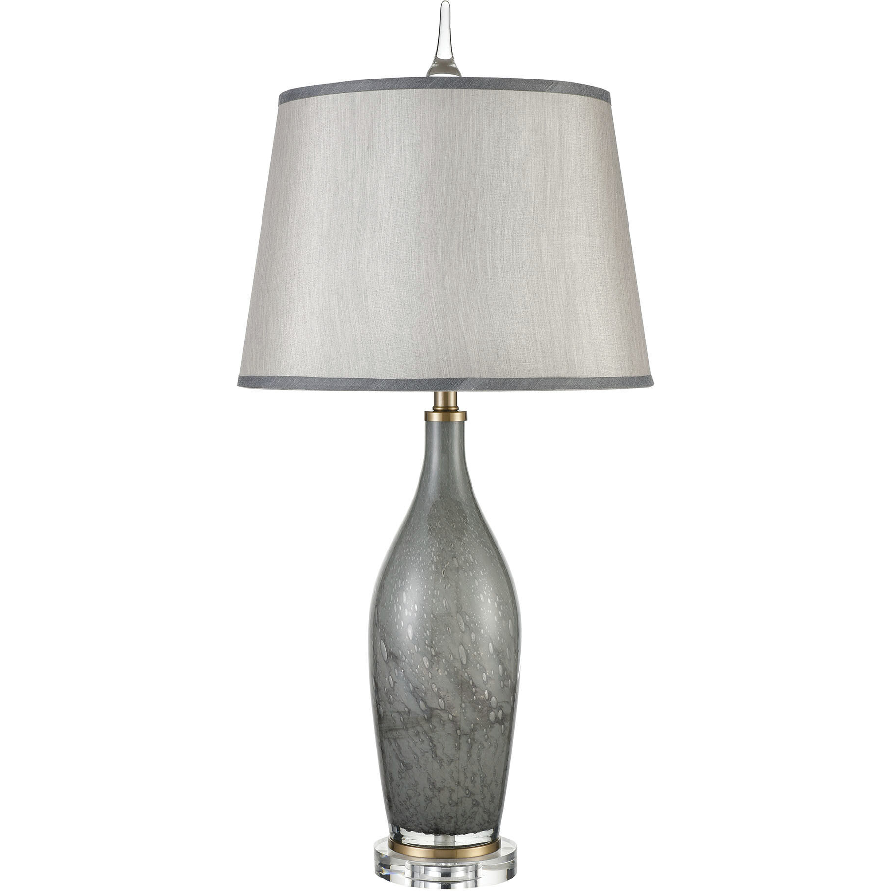 Henley 36 inch 150 watt Gray Table Lamp Portable Light