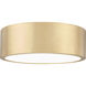 Coronado LED 12.25 inch Modern Gold Flush Mount Ceiling Light