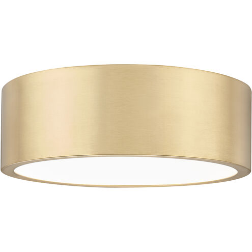 Coronado LED 12.25 inch Modern Gold Flush Mount Ceiling Light
