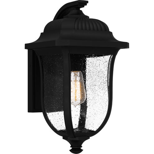 Mulberry 1 Light 17 inch Matte Black Outdoor Wall Lantern