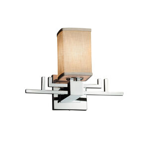 Textile LED 14 inch Brushed Nickel Wall Sconce Wall Light