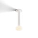 Combi LED 5 inch Matte White Pendant Ceiling Light, Suspension / Flush Mount 2-in-1