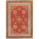 Geisha 132 X 96 inch Rust, Charcoal, Camel, Taupe, Mustard Rug
