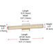 Bowen 1 Light 24 inch Chrome Wall Sconce Wall Light