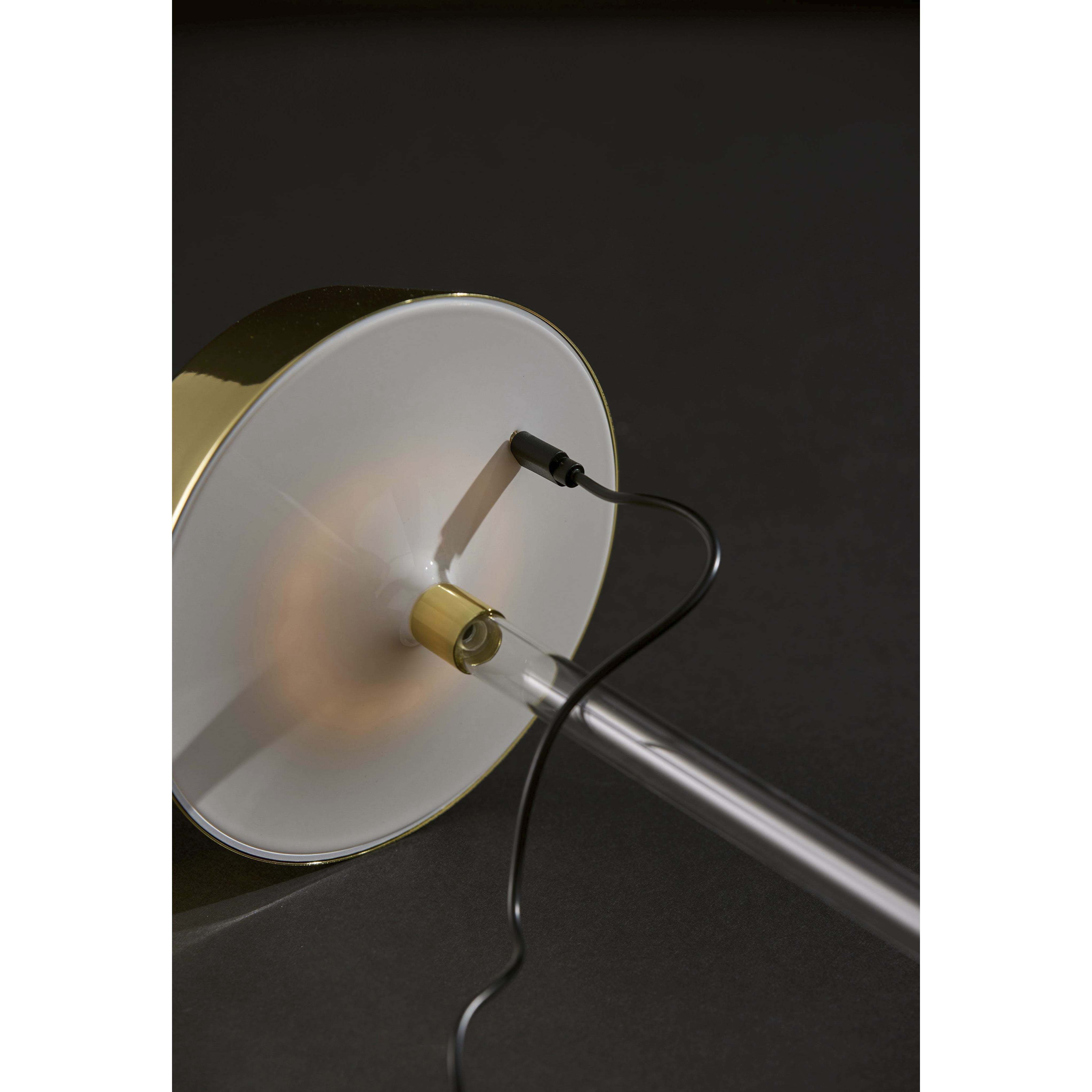 Orla 14.5 inch 1.50 watt Shiny Gold and Clear Acrylic Cordless Table Lamp Portable Light