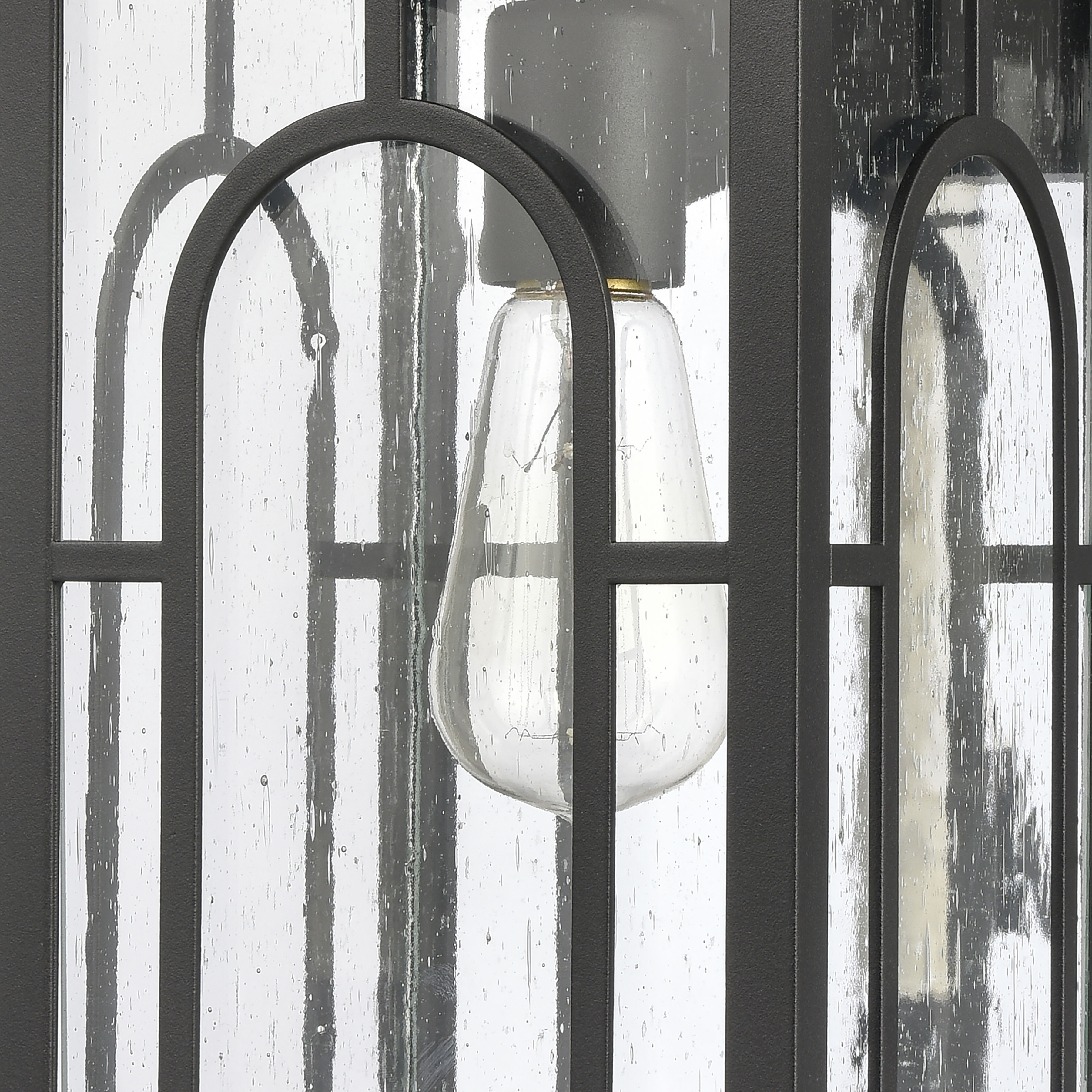 Triumph 1 Light 17.75 inch Textured Black Outdoor Wall Sconce