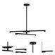 Novelle LED 30 inch Matte Black Pendant Ceiling Light