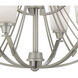 Wright 9 Light 33 inch Matte Nickel Chandelier Ceiling Light